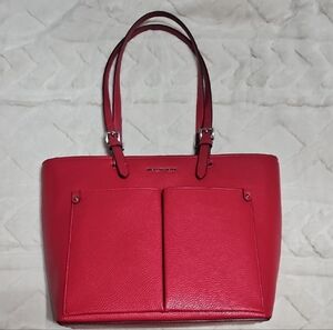 Michael Kors Red Tote Bag